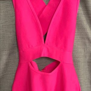 New Bandage Pink Dress Size S